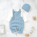 Sleeveless Knitted Baby Romper Set