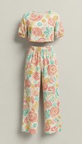 Buttercream Illustrated Two-Piece Set