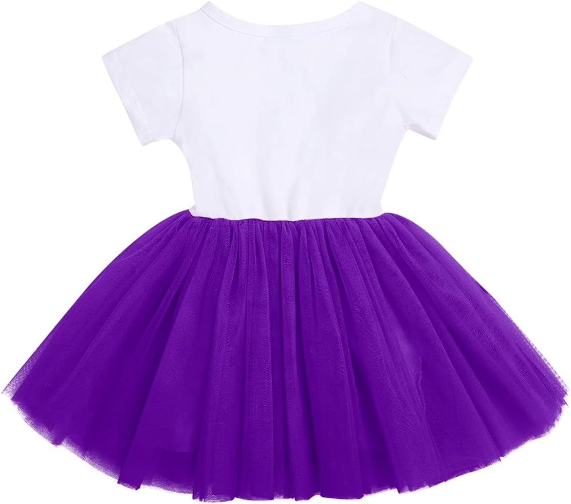 Baby Girls 1St 2Nd Birthday Outfit Tutu Princess Dress for Cake Smash