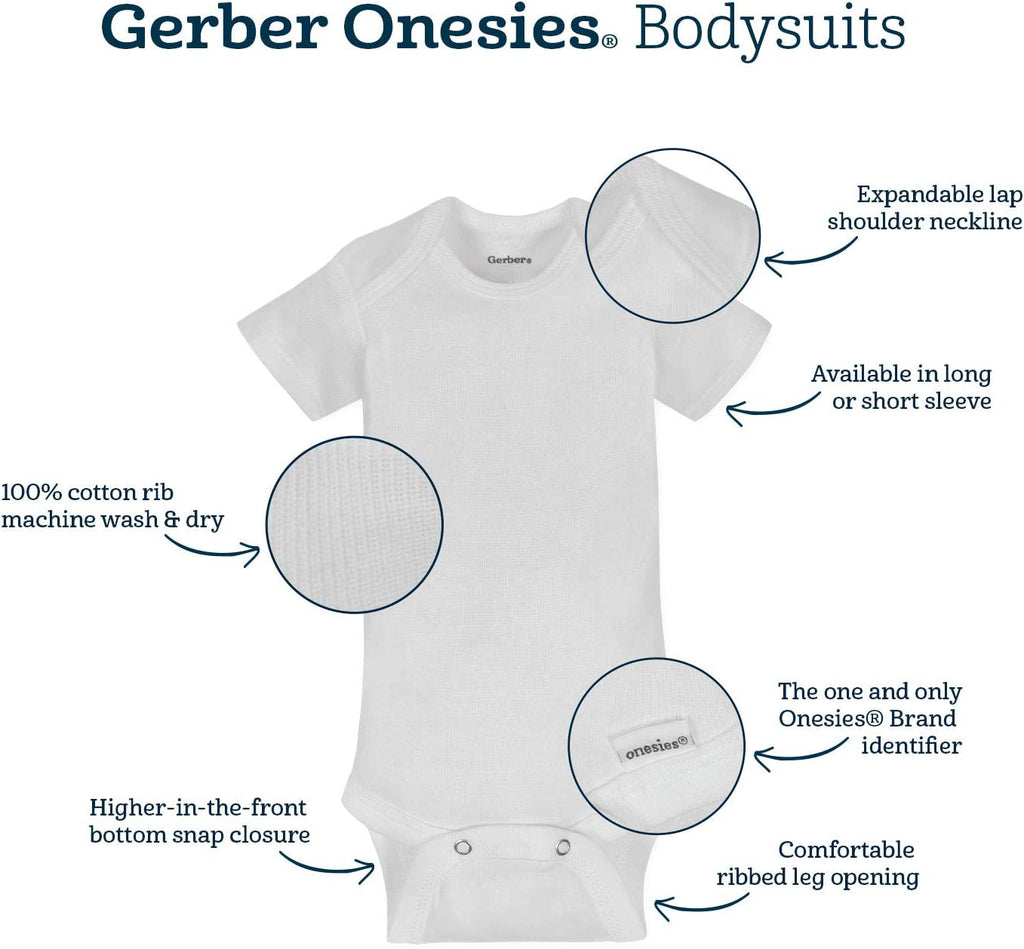Baby Boys & Girls 6-Pack Long Sleeve Bodysuits