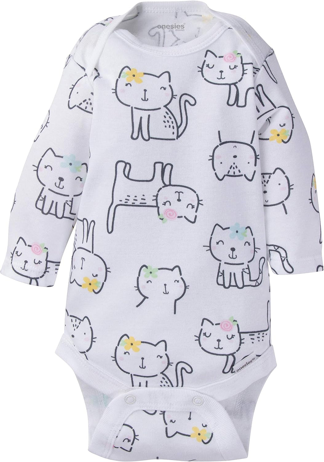 Baby Boys & Girls 6-Pack Long Sleeve Bodysuits